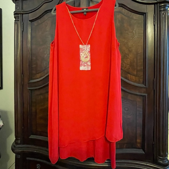 JM Collection Dresses & Skirts - JM Collection Sleeveless chiffon dress, NWOT